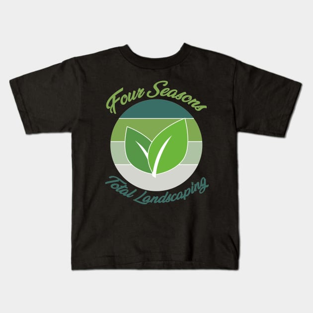 Four Seasons Total Landscaping Kids T-Shirt by Crazy Shirts For All